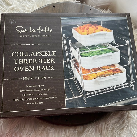 Sur la table Three tier Oven Rack New - Picture 1 of 8